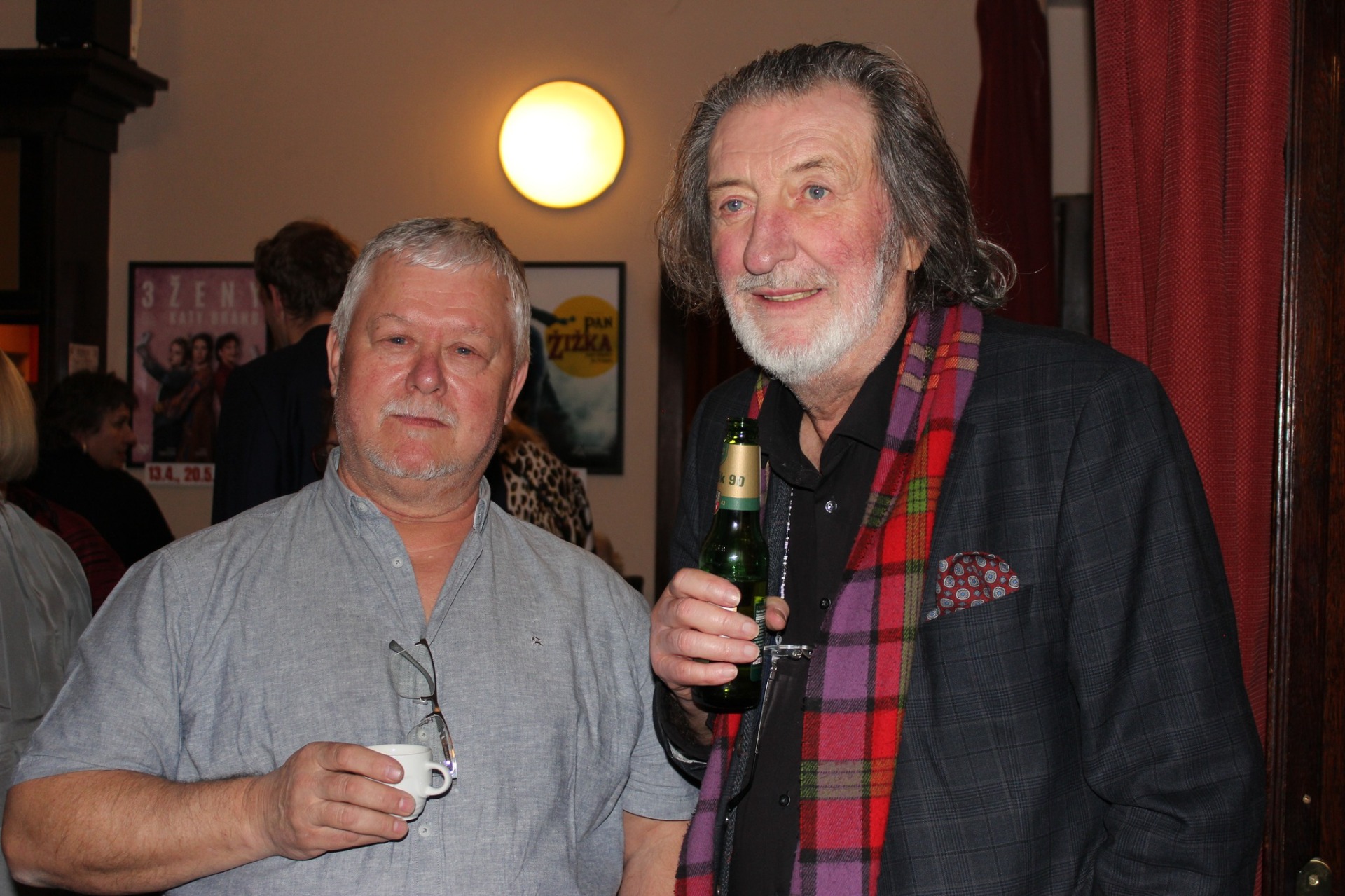 Čestmír Petroš s Bolkem Polívkou